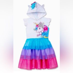 Nickelodeon Unicorn Dress XS 4/5 Tutu -Costume - Flip Sequin JoJo Siwa
New